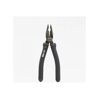 Длинногубцы Deli HS EHT2007, 180 мм, Soft Touch, черный - 3