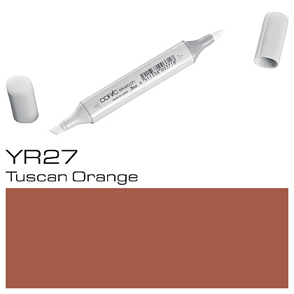 Маркер перманентный "Copic Sketch", YR-27 тосканский апельсин