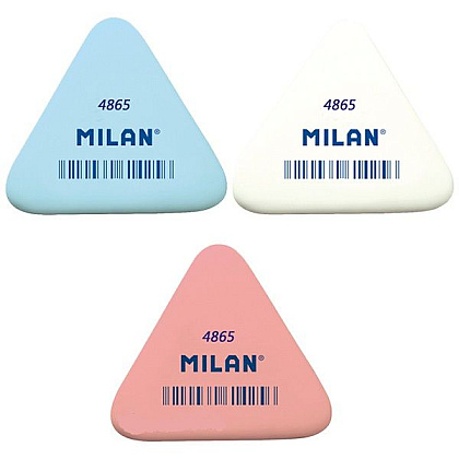 Ластик Milan "4865", 1 шт, ассорти - 5