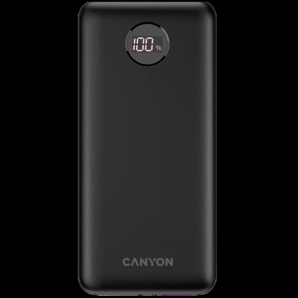 Внешний аккумулятор CANYON "PB-2002", 20000mAh , черный