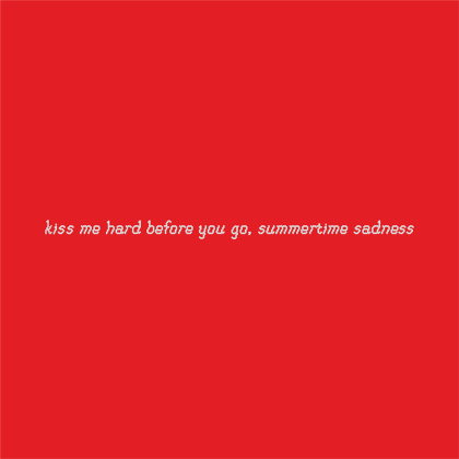 Термокружка "Summertime sadness", soft touch, красный - 2