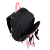 Рюкзак школьный "COMFORT Life Cat fun", черный, розовый - 3