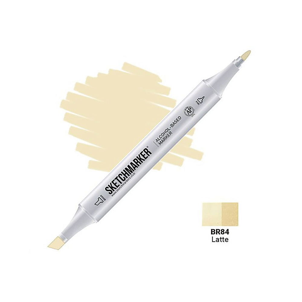 Маркер перманентный двусторонний "Sketchmarker", BR84 латте