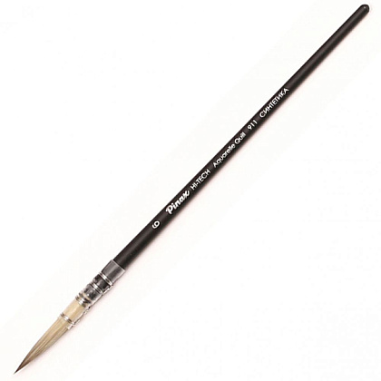 Кисть для рисования "Pinax HI-TECH Aquarelle Quill", синтетика, круглая, французское крепление, №6