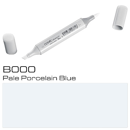 Маркер перманентный "Copic Sketch", B-000 бледно-фарфоровый синий