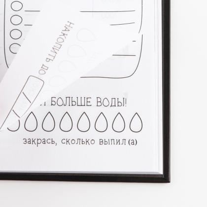 Ежедневник недатированный "Творческий дневник. Красная помада", А5, черный - 4