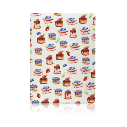 Обложка для паспорта "Cupcakes Pattern", разноцветный