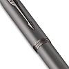 Ручка-роллер Parker "IM Monochrome T328 Bronze PVD", 0,5 мм, серый, стерж. черный - 6