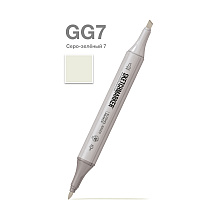 Маркер художественный "Brushmarker", двухсторонний, GG7 серо-зеленый 7