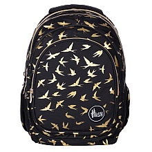 Рюкзак молодежный "Hash golden birds", чёрный