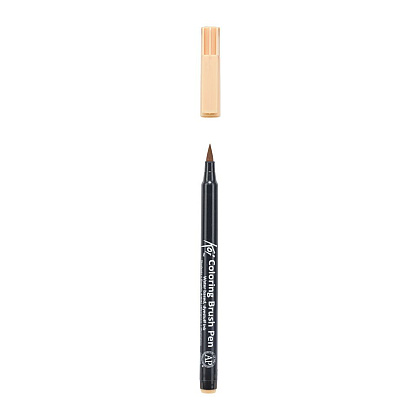 Маркер акварельный "Koi Color Brush", телесный - 3