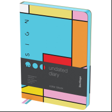 Ежедневник недатированный "Color Block", А5, 272 страницы