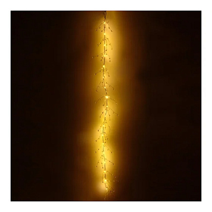 Гирлянда LED "Сверкающие хрусталики", теплый белый - 6