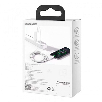 Кабель Baseus "CATYS-02", 1 м, белый - 6