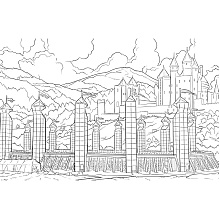 Раскраска "Colouring Book. Harry Potter: Gryffindor House Pride", (английский язык)