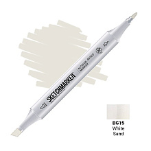 Маркер художественный "Brushmarker", двухсторонний, BG15 белый песок