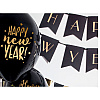 Шар воздушный "Happy New Year", 6 шт, черный - 2