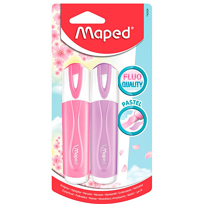Маркер текстовый Maped "Pastel", 2 шт, ассорти - 3