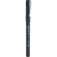 Ручка капиллярная "Schneider Fineliner Pictus", 0.9 мм, черный