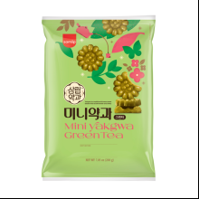 Печенье "Samlip Mini Yakgwa" со вкусом зеленого чая, 200 г