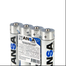 Батарейки алкалиновые ANSA Standart "R6/BL-4 (AA)", 4 шт, щелочные