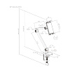 Крепление для планшета (смартфона) Tablet Clamp, белый матовый - 10