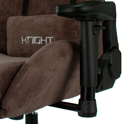 Кресло игровое Бюрократ VIKING KNIGHT Light-10, ткань, металл, темно-коричневый  - 14
