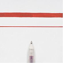 Ручка гелевая "Gelly Roll Glaze", 0.6 мм, прозрачный, стерж. фуксия