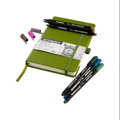Ручка капиллярная "Sketchmarker Artist fine pen Intense", 6 шт. - 4