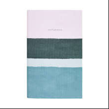 Еженедельник датированный "Stripes dusty pink", А5, 96 листов, розовый, срез разноцветный, 2026