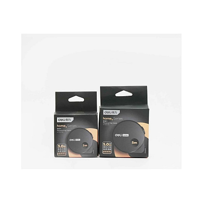 Рулетка Deli HS EHT8519, 5 м х 19 мм, Soft Touch, черный - 7