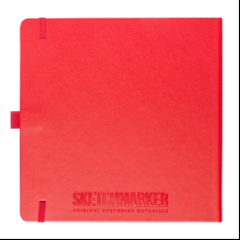 Скетчбук "Sketchmarker", 80 листов, 20x20 см, 140 г/м2, красный 