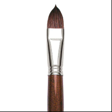 Кисть "Escoda Versatil Brush L/H", синтетика, темно-коричневый, плоская, №20
