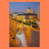 Ежедневник недатированный «У ратуши. Вечер», Ольга Шкарубо, А5, 145х205 мм, 272 страницы, на резинке, оранжевый, срез оранжевый - 2