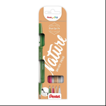 Маркер-кисть "Brush Sign pen. Nature", 4 шт