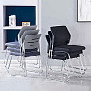 Кресло д/посетителей SitUp SKY Chrome сетка, черный - 2