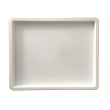Лоток для краски пластиковый, 20x25 см, белый