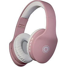 Наушники беспроводные Defender "FreeMotion B525", Bluetooth, розовый, белый