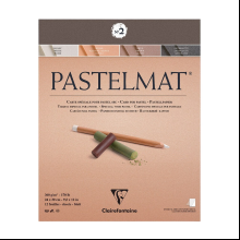 Блок бумаги "Pastelmat", 24x30 см, 360 г/м2, 12 листов, 4 цвета
