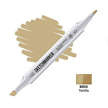 Маркер перманентный двусторонний "Sketchmarker", BR93 маисовая лепешка