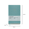 Блокнот Miquelrius "Autumn Leaves Turquoise", А5, 96 листов, в точку, бирюзовый - 4