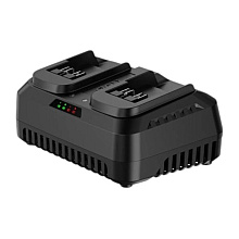 Устройство для зарядки аккумуляторов Deli RS EDE-CD20D4, сетевое, 220В, 50Гц, 2Ах2 (на два аккумулятора)