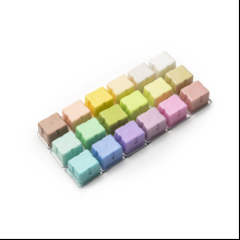 Краски гуашевые "Himi Jelly Cup. Pastel colors", 18 цветов, кювета, фиолетовый футляр