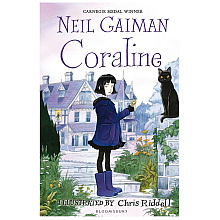 Книга на английском языке "Coraline", Neil Gaiman, Chris Riddell