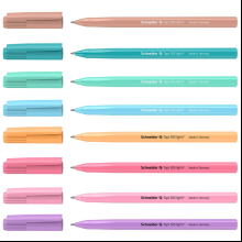 Ручка шариковая "Schneider Tops 505 F Pastel" 0,4мм, стержень синий, ассорти