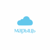 Футболка унисекс "Марыць", M-L, хлопок, белый, голубой - 2