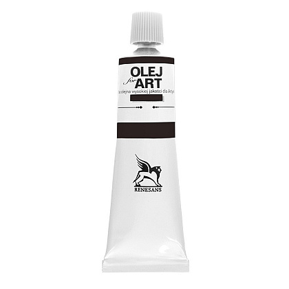 Краски масляные Renesans "Oils for art", 86 коричневый касельский, 60 мл, туба