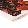 Книга записная "Flora. Гранат", A5, 200 листов, клетка, линейка, точка, черный, красный - 3