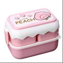 Контейнер д/еды "I love Peach", розовый