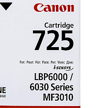 Картридж Canon "725", 1600 стр, черный